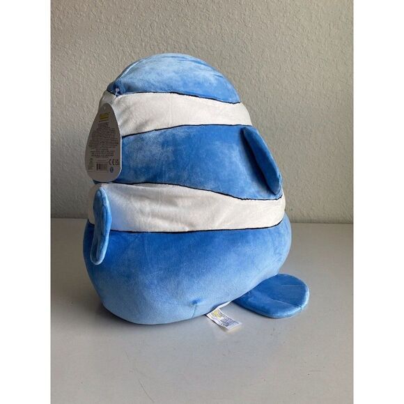 Squishmallow 16" Ricky The Clownfish Soft Blue Anchor Belly Plush NEW - Picture 6 of 12
